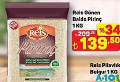REİS GÖNEN BALDO PİRİNÇ 1 KG fiyat ve kampanya bilgisi